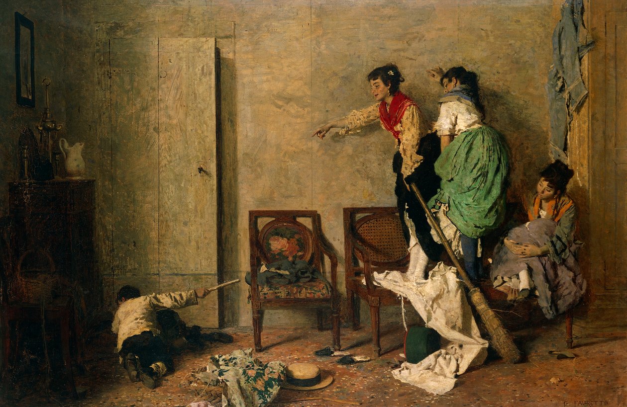 Mouse, by Giacomo Favretto by Giacomo Favretto