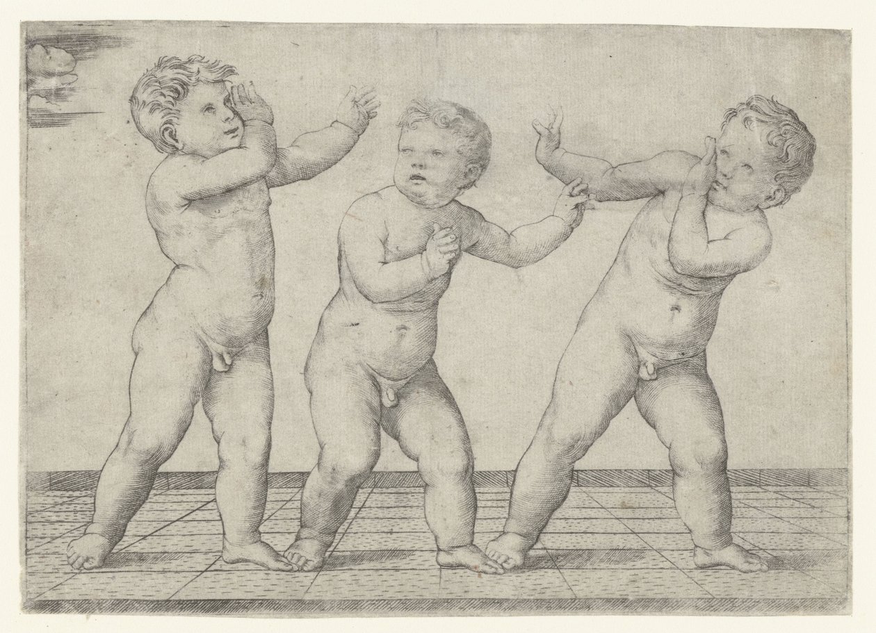 Three Naked Boys by Giacomo Francia