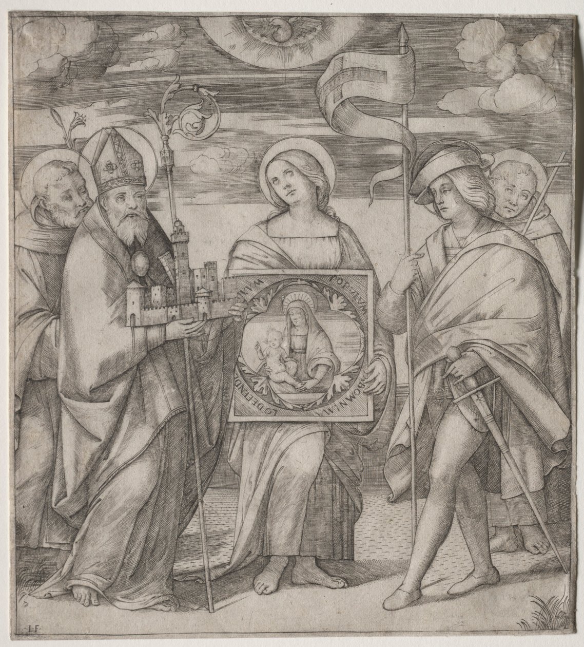 Patron Saints of Bologna by Giacomo Francia