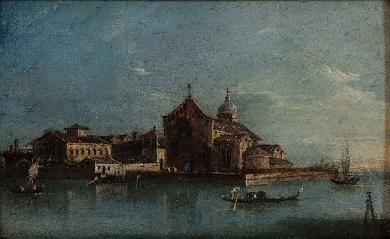 The Island of Santo Spirito by Giacomo Guardi