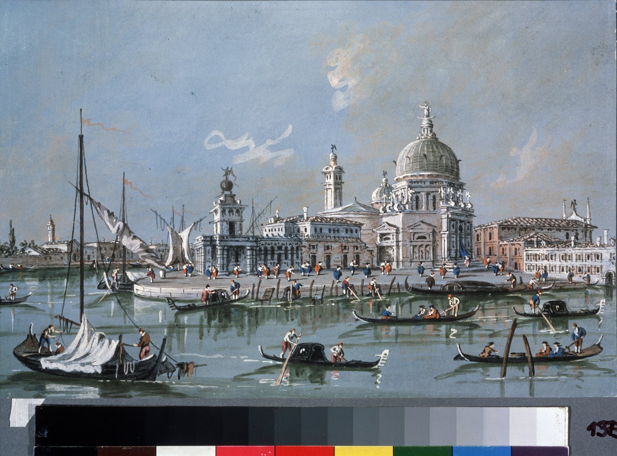 View of the Santa Maria della Salute Church by Giacomo Guardi