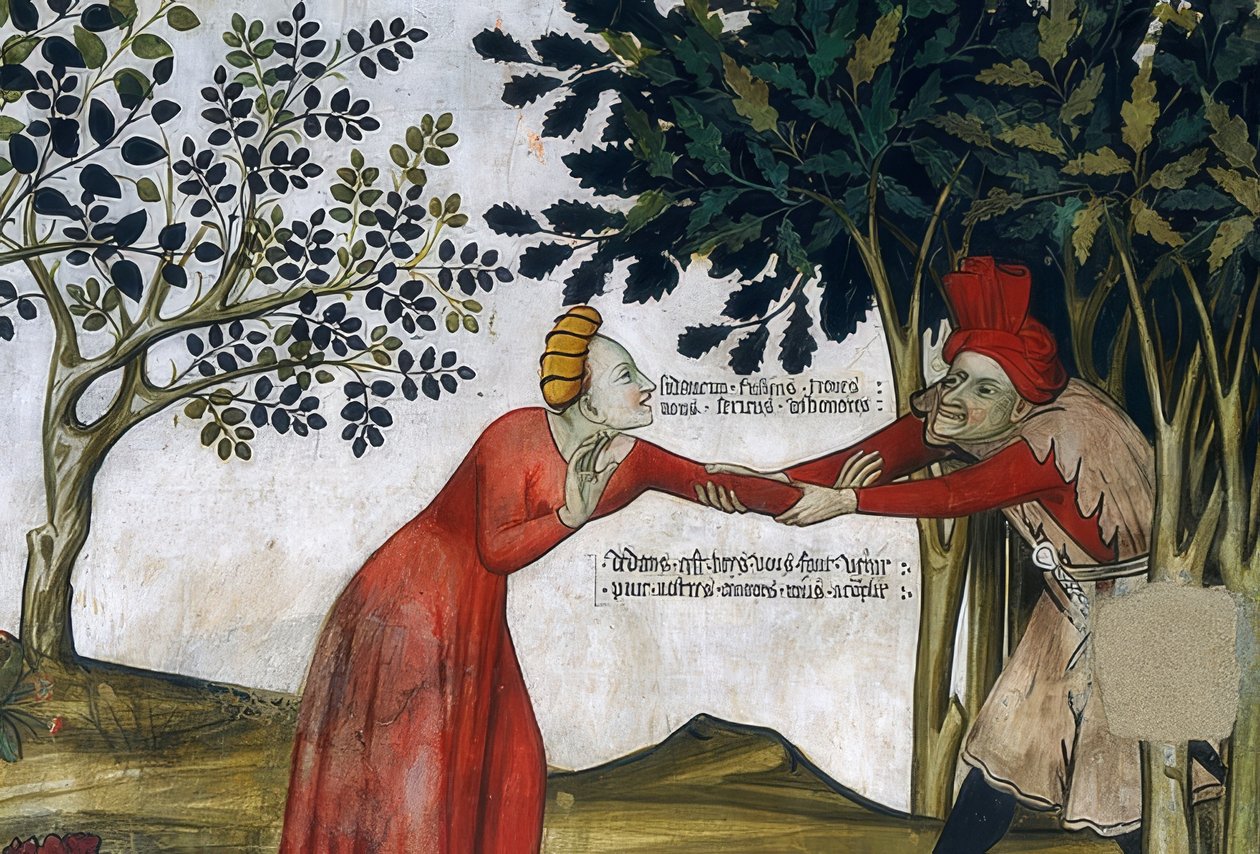 The Fountain of Youth (detail). 1418-30 by Giacomo Jaquerio