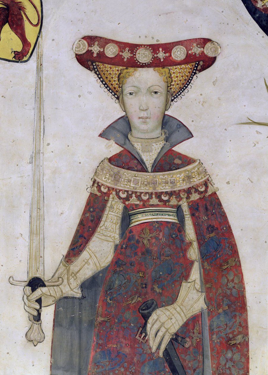 The Nine Worthies and the Nine Worthy Women (detail) by Giacomo Jaquerio