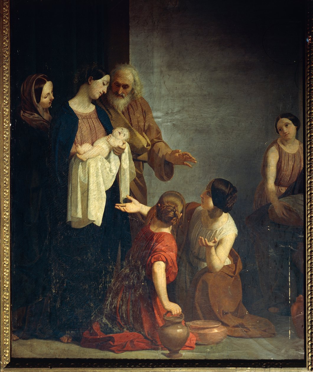 Nativity of the Virgin Mary, by Giacomo Trecourt by Giacomo Trecourt