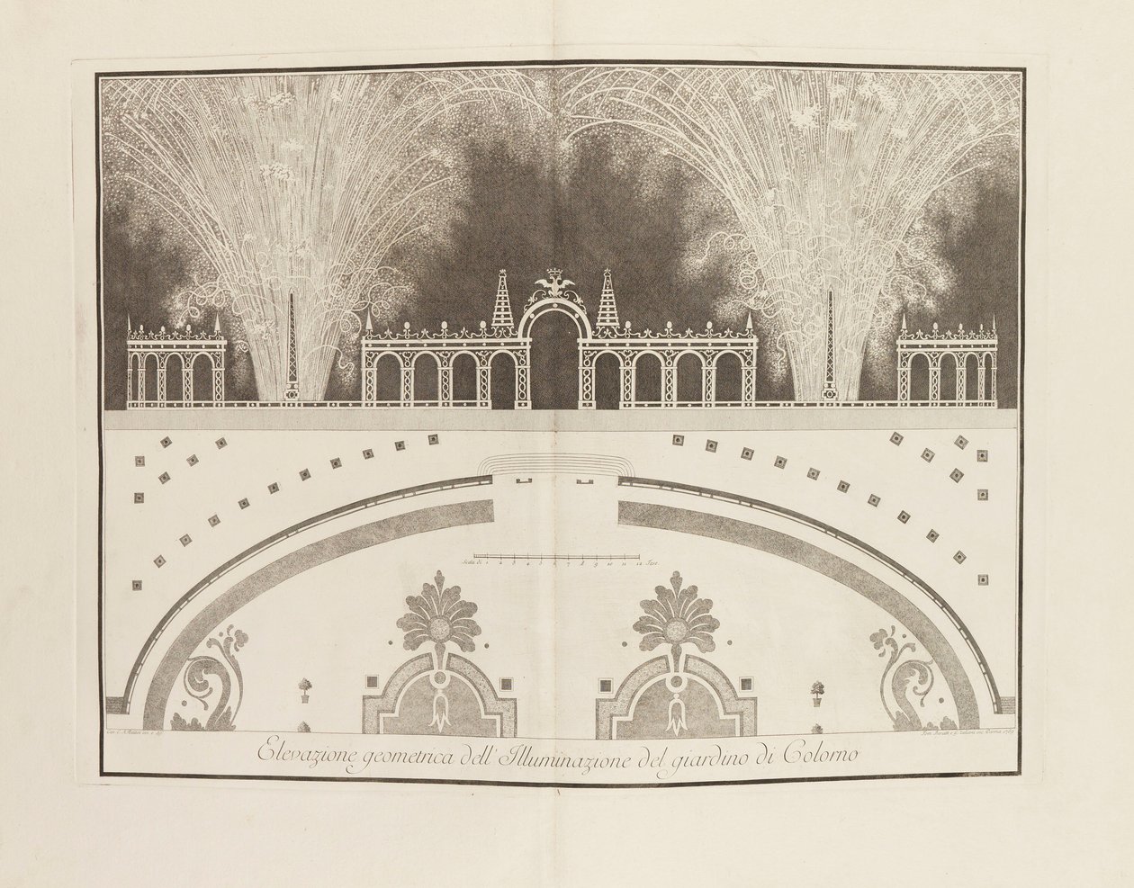 Festival on the Occasion of the Marriage of Ferdinand, Duke of Parma to the Archduchess by Giambattista Bodoni