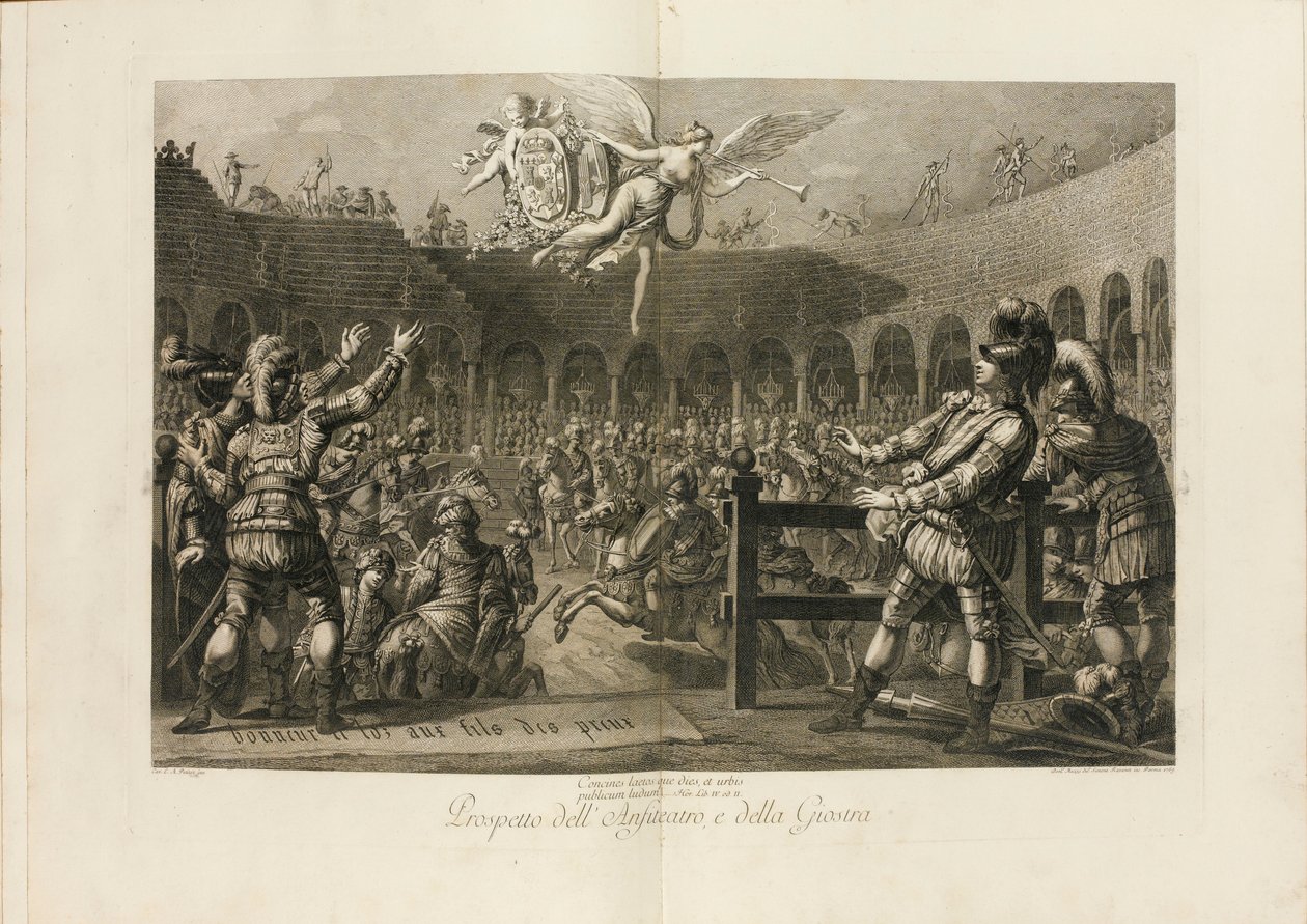 Festival on the Occasion of the Marriage of Ferdinand, Duke of Parma to the Archduchess, 1769 by Giambattista Bodoni
