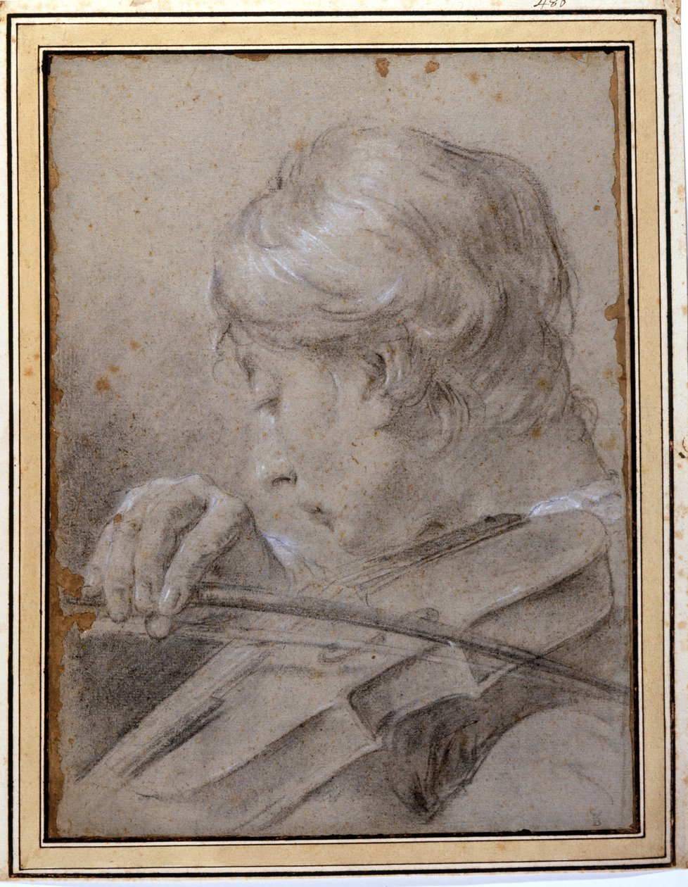 The Violinist by Giambattista Piazzetta