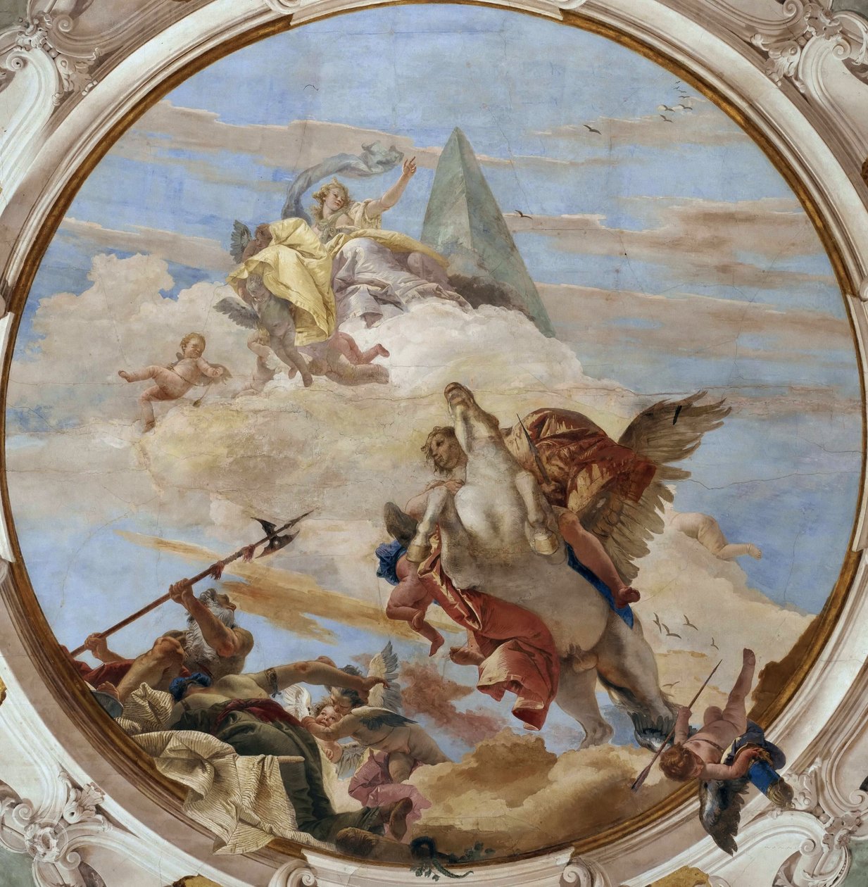 Bellerophon on Pegasus, ca 1746 by Giambattista Tiepolo