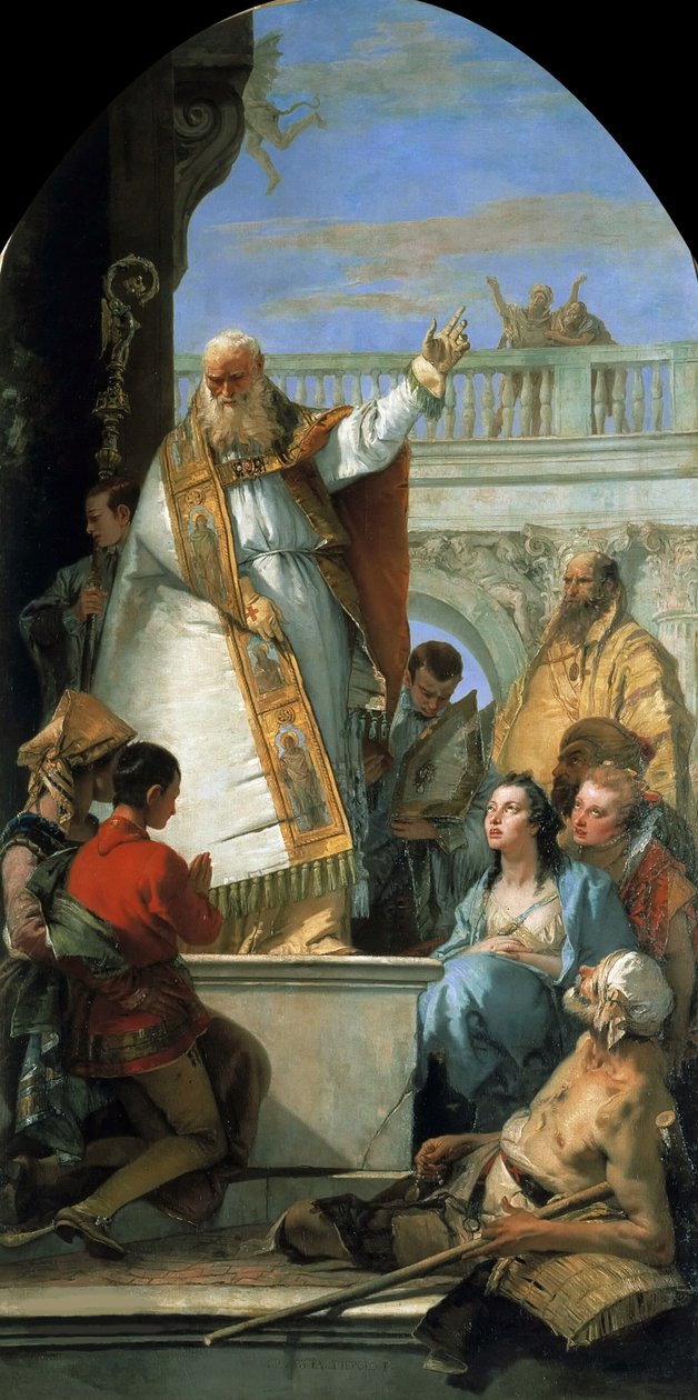 Saint Patrick, Bishop of Ireland by Giambattista Tiepolo
