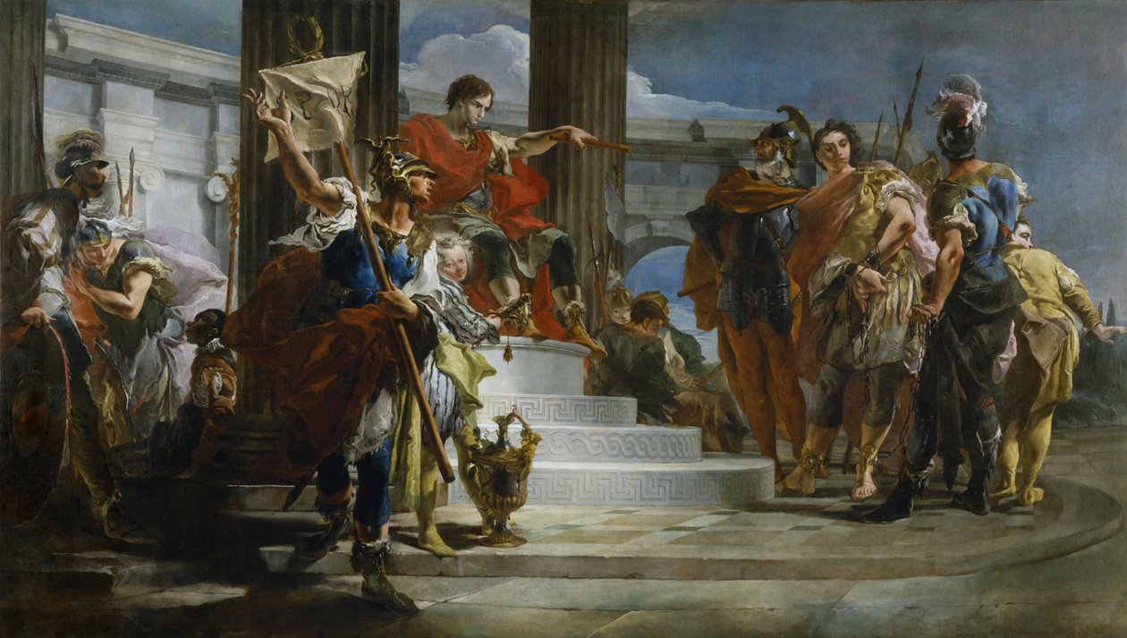 Scipio Africanus Freeing Massiva by Giambattista Tiepolo