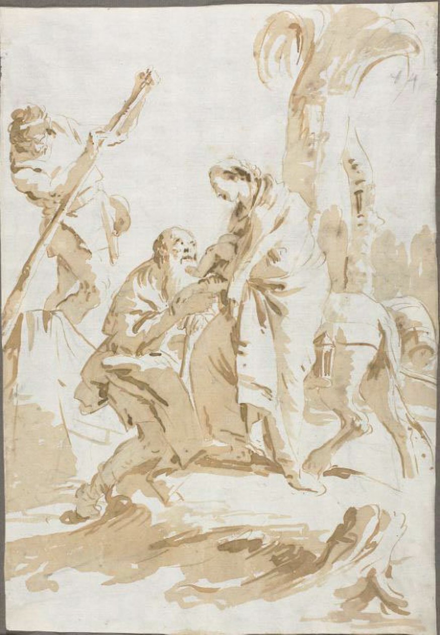 The Flight Into Egypt by Giambattista Tiepolo