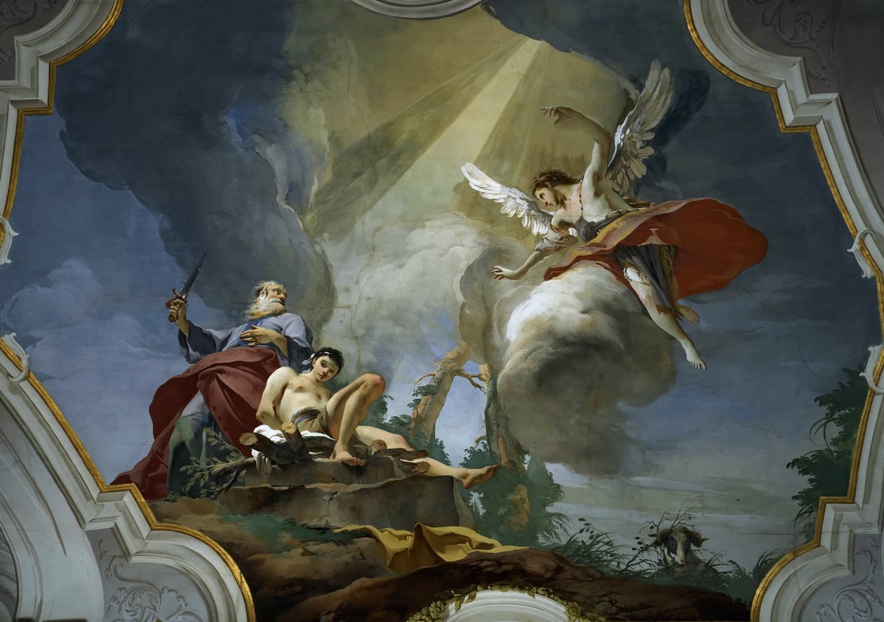 The Sacrifice of Isaac by Giambattista Tiepolo