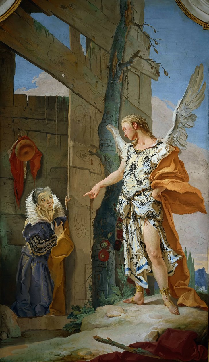 The Appearance of the Angel before Sarah, ca 1728 by Giambattista Tiepolo