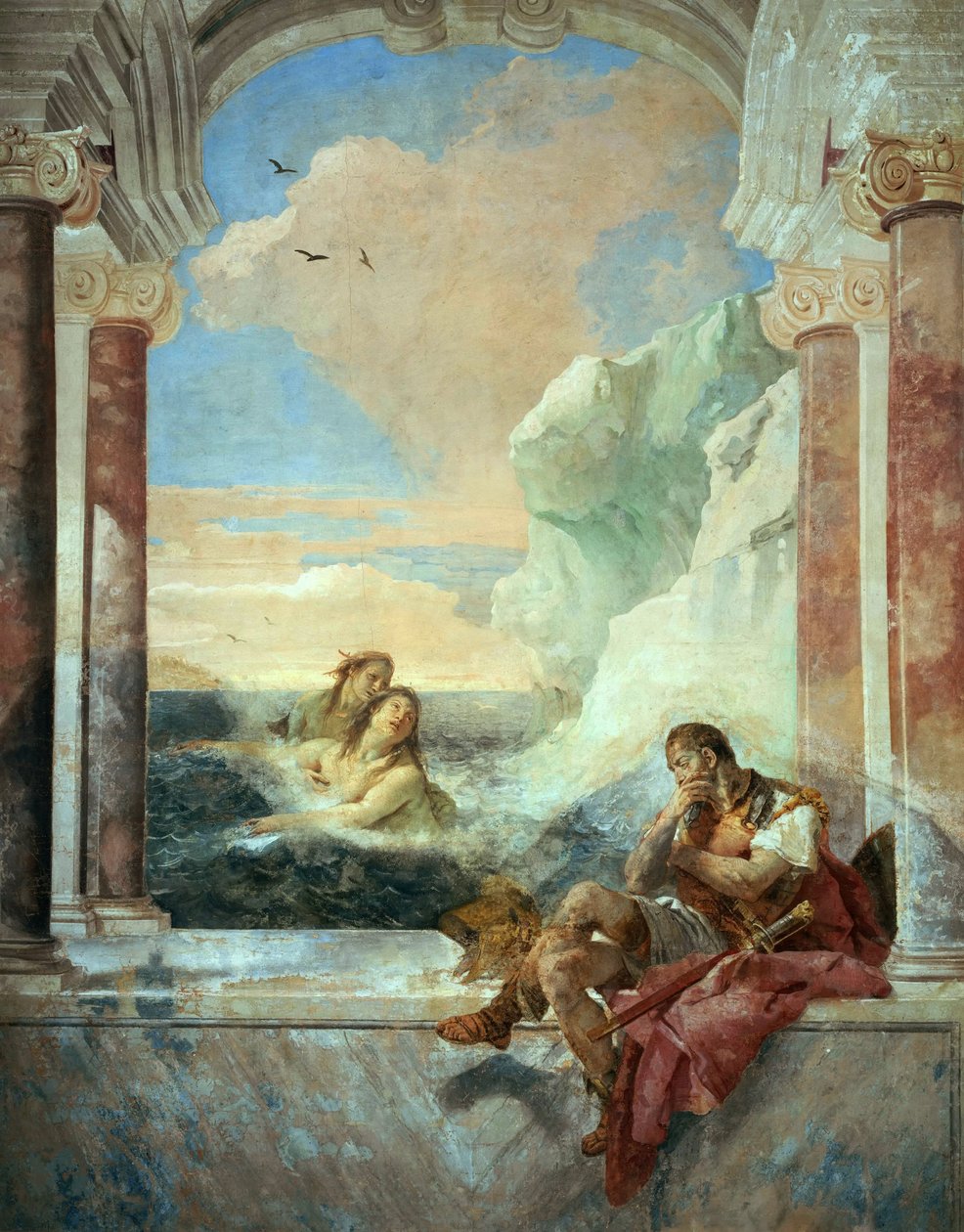 Thetis Consoling Achilles by Giambattista Tiepolo