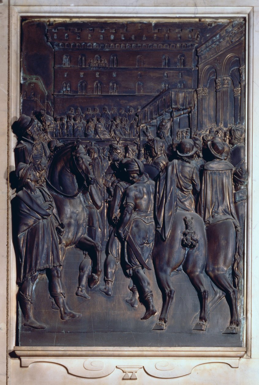 St. Agostino Preaching to the Florentines by Giambologna