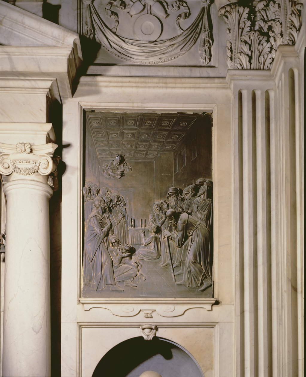 St. Anthony Bringing a Boy Back to Life, relief from the Salviati Chapel by Giambologna