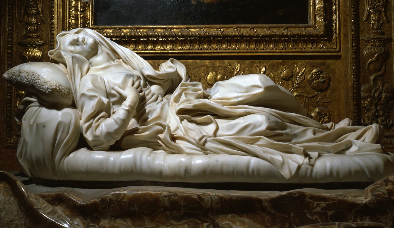 Blessed Ludovica Albertoni, 1674 by Gian Lorenzo Bernini