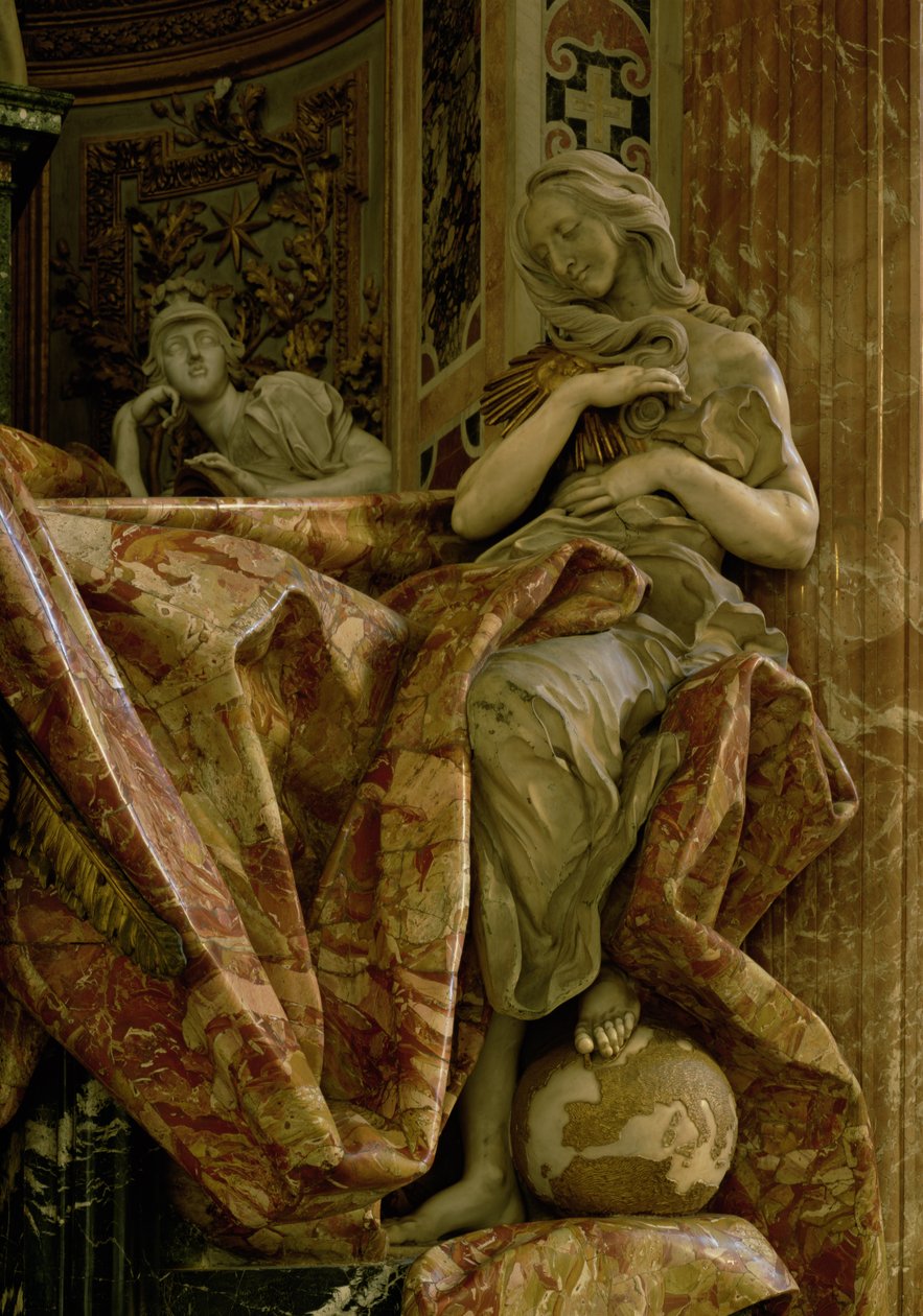 Truth from the Monument to Alexander VII in the North Transept, 1672-78 by Gian Lorenzo Bernini