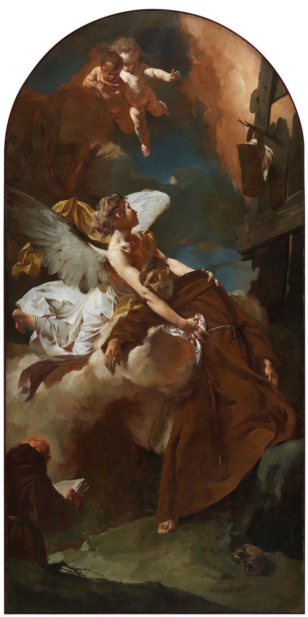 Saint Francis of Assisi in Ecstasy by Giovanni Battista Piazzetta