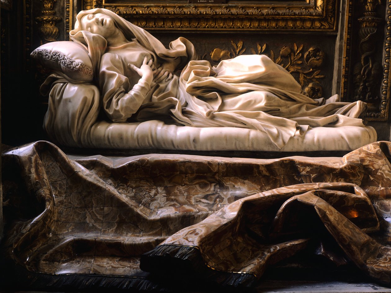 Blessed Ludovica Albertoni, Church of San Francesco Ripa, Rome by Gian Lorenzo Bernini
