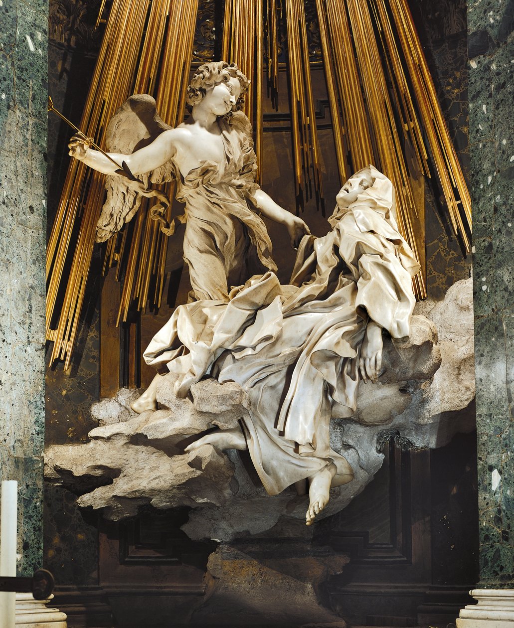 Ecstasy of St Teresa of Avila, Church of Santa Maria della Vittoria, Rome by Gian Lorenzo Bernini
