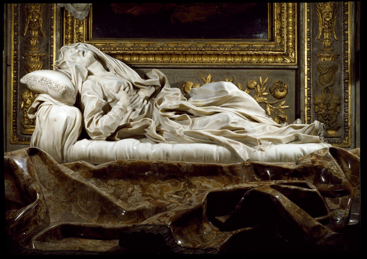 Blessed Ludovica Albertoni (1474-1533) in Ecstasy by Gian Lorenzo Bernini