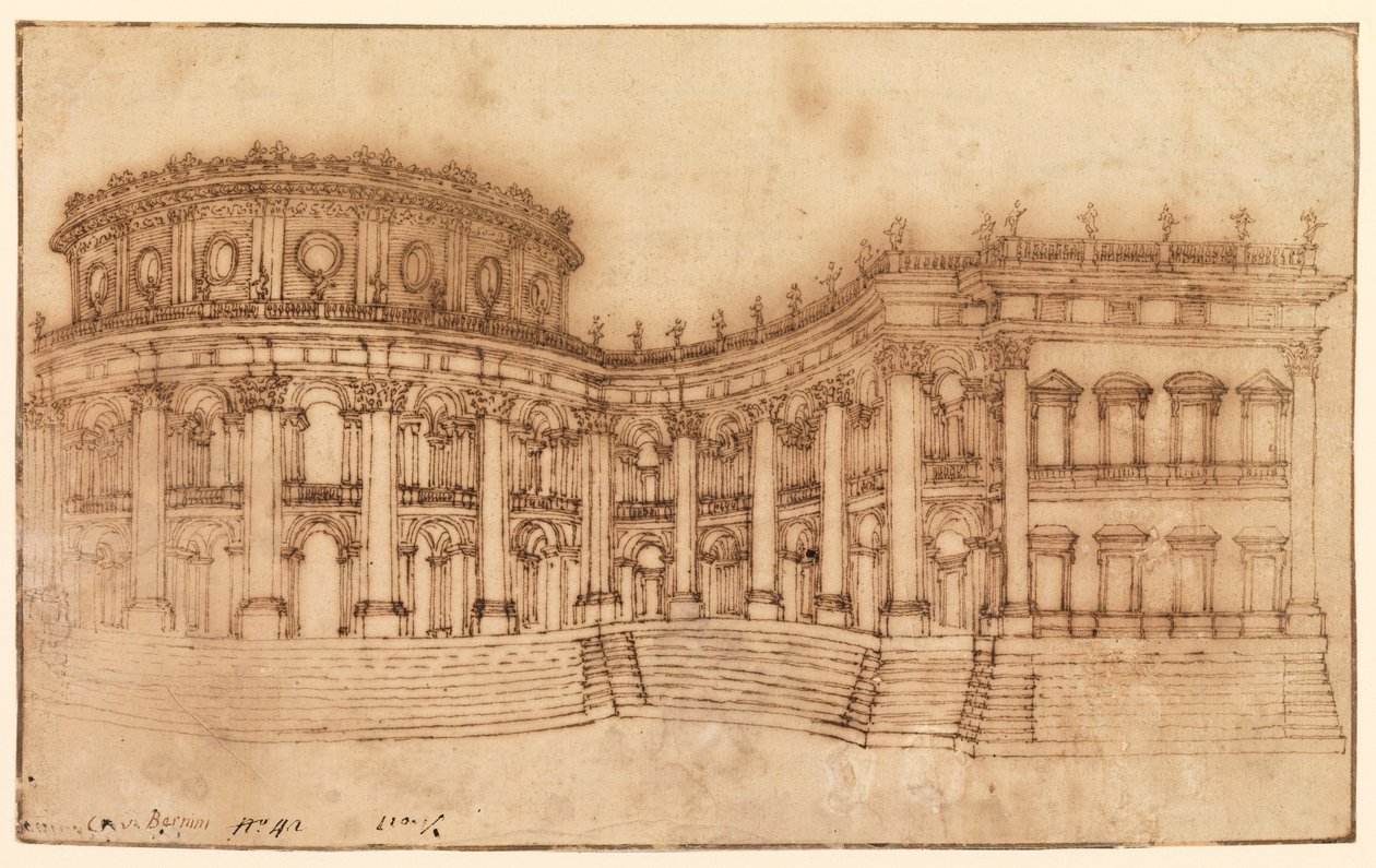 Louvre, East Facade by Gian Lorenzo Bernini