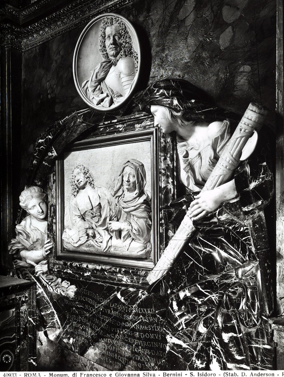 Monument to Francesco and Giovanni Silva by Gianlorenzo Bernini by Gian Lorenzo Bernini