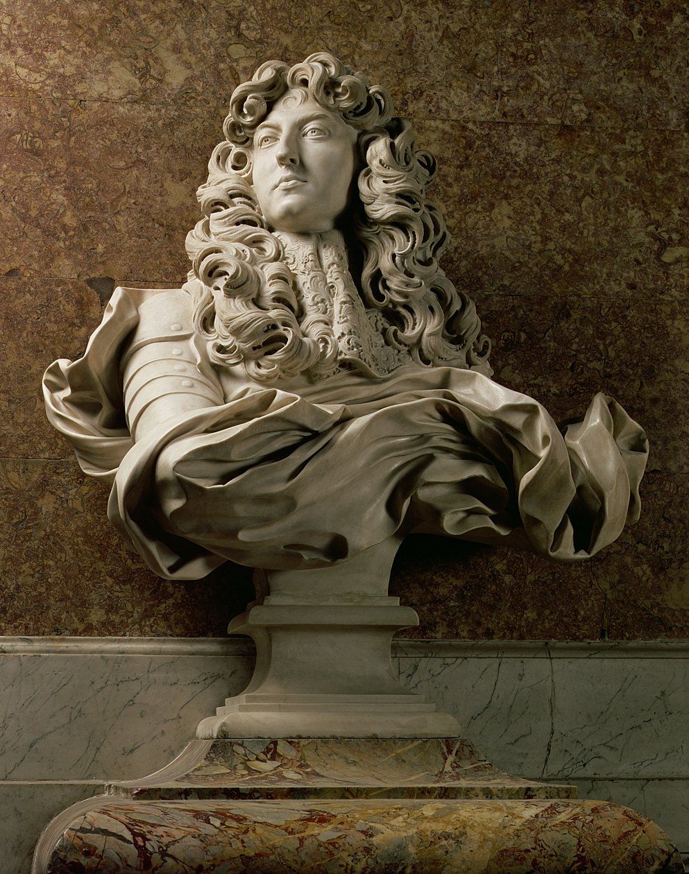 Portrait Bust of Louis XIV, 1665 by Gian Lorenzo Bernini