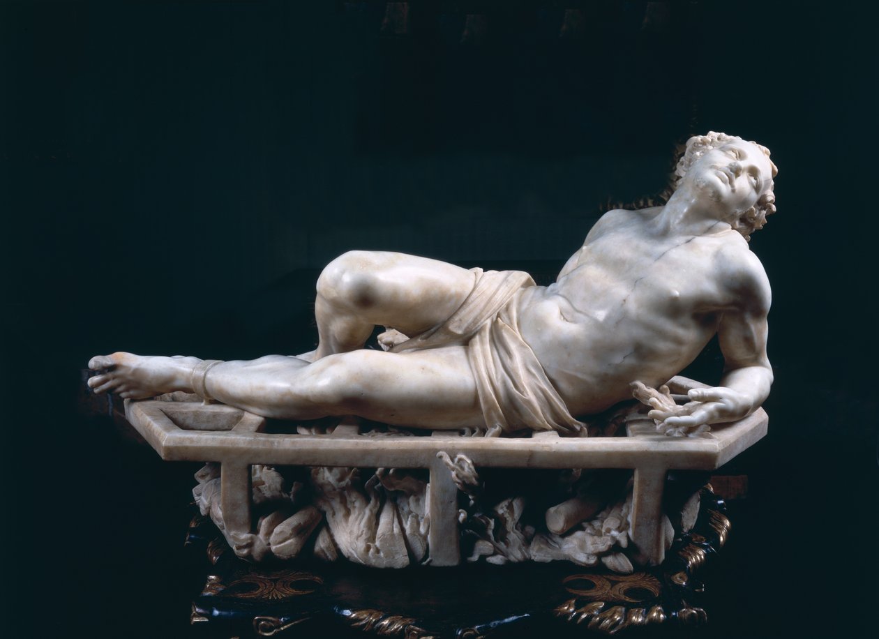 The Martyrdom of St. Laurence (detail) by Gian Lorenzo Bernini