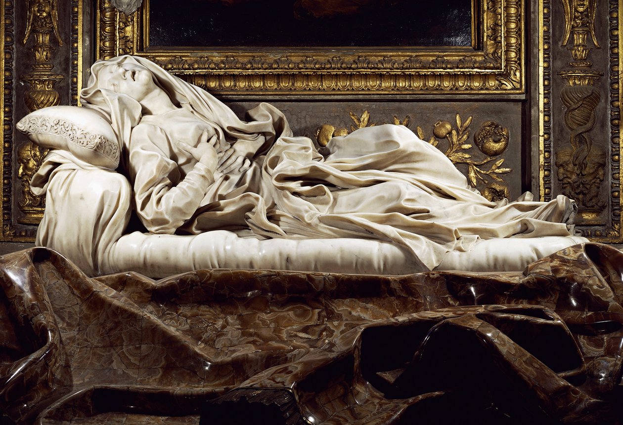 Tomb of Blessed Ludovica Albertoni by Gian Lorenzo Bernini