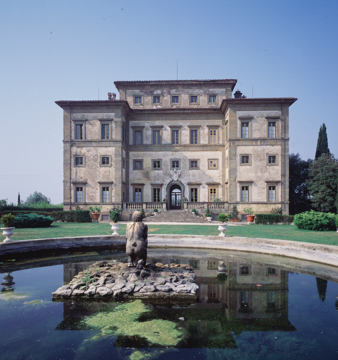 View of the exterior, garden facade, designed by Gian Lorenzo Bernini (1598-1680) by Gian Lorenzo Bernini
