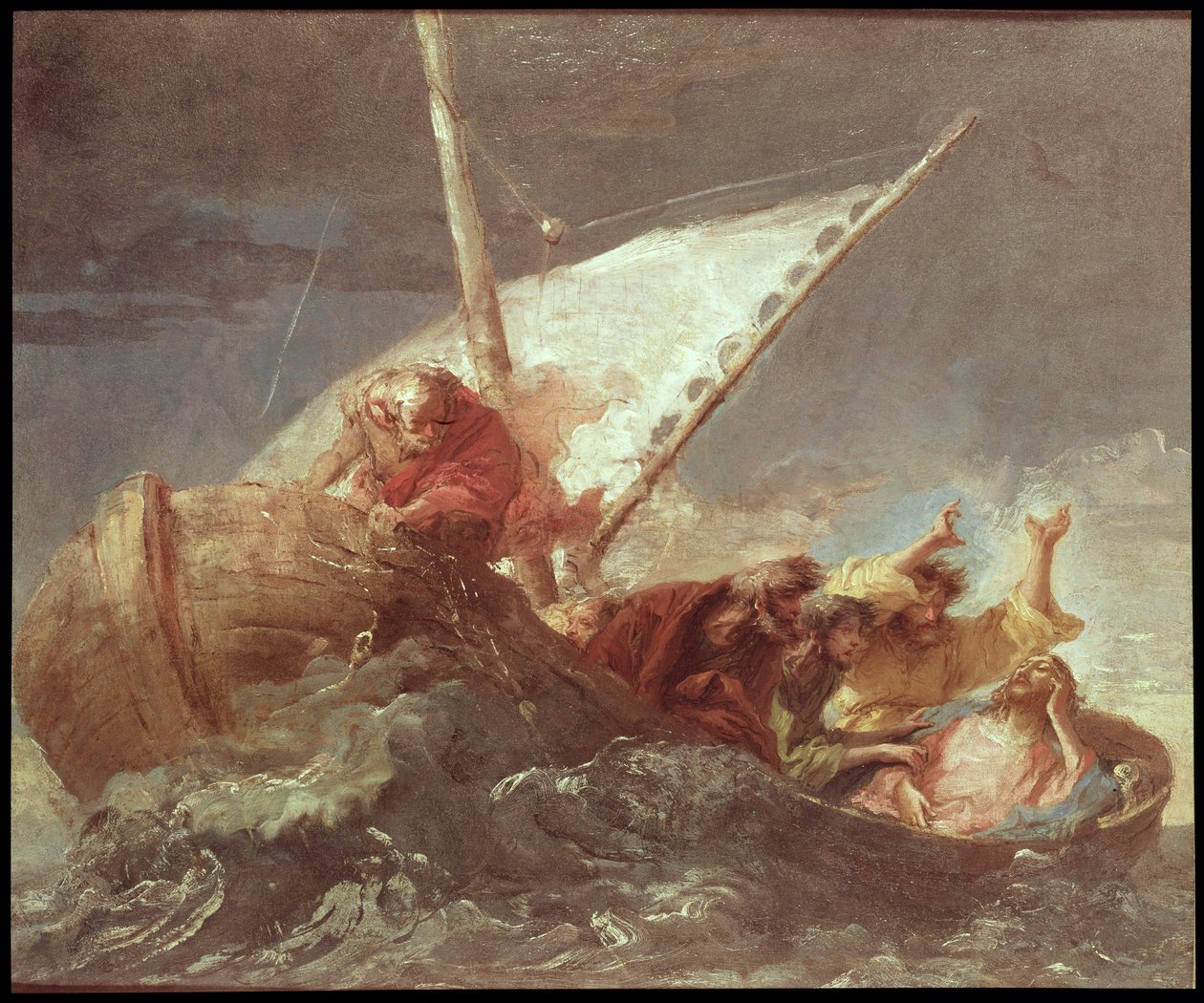 Christ on the Lake of Tiberias by Giovanni Domenico Tiepolo