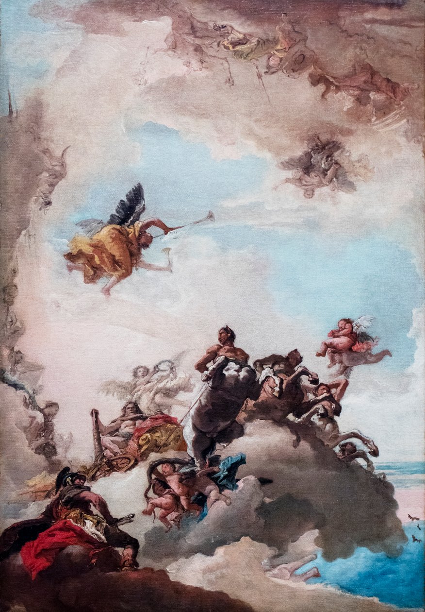 The Apotheosis of Hercules by Giandomenico (1727-1804) Tiepolo
