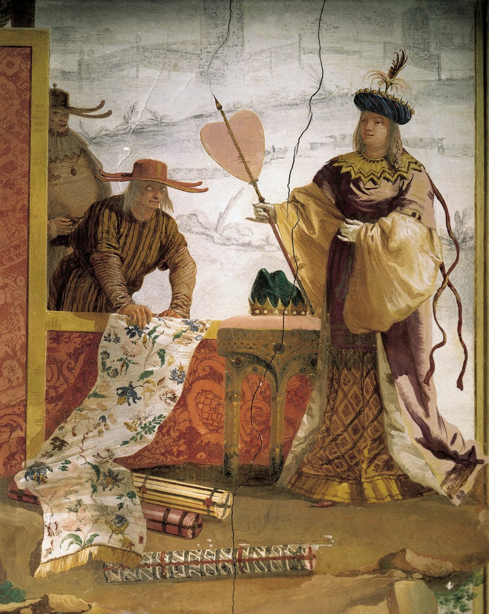 The Chinese Textile Merchant by Giandomenico (1727 1804) Tiepolo
