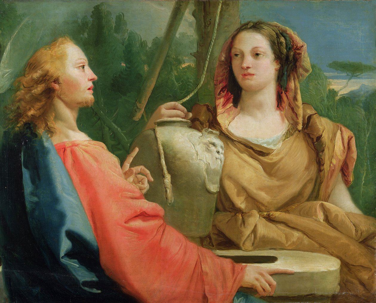 Christ and the Samaritan Woman by Giovanni Domenico Tiepolo