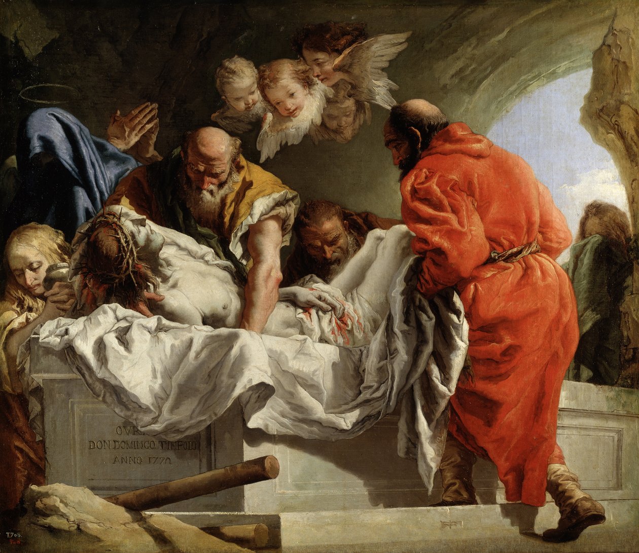 The Entombment of Christ, 1772 by Giovanni Domenico Tiepolo