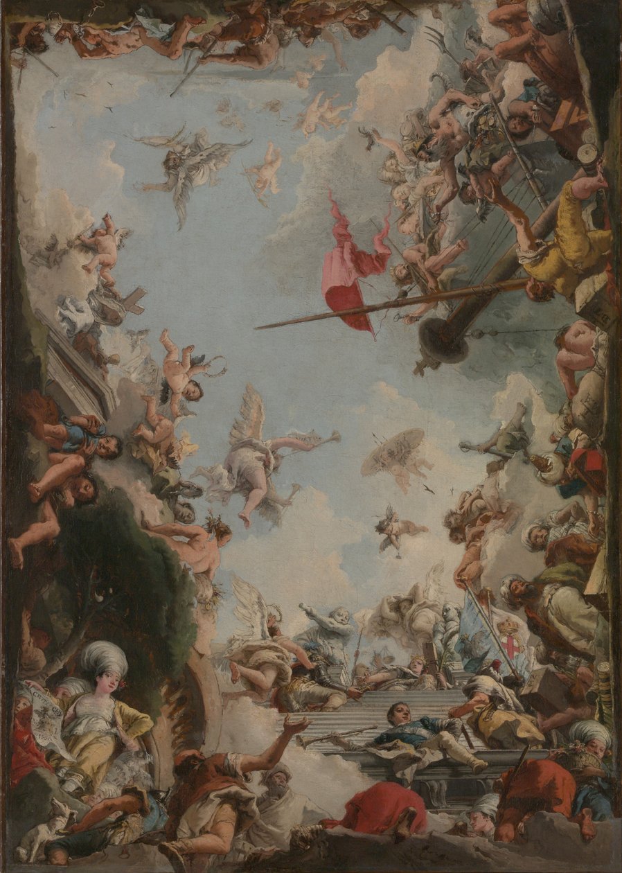 The Glorification of the Giustiniani Family, 1783 by Giovanni Domenico Tiepolo