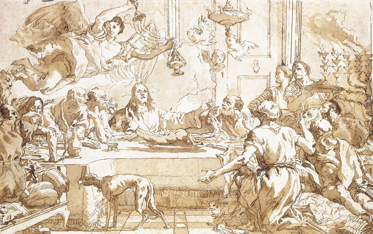 The Last Supper by Giovanni Domenico Tiepolo
