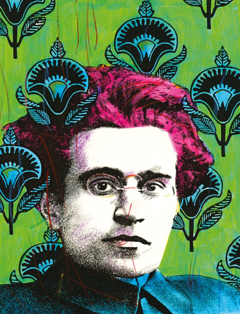 Portrait of Antonio Gramsci, 2008 by Gianluca Costantini