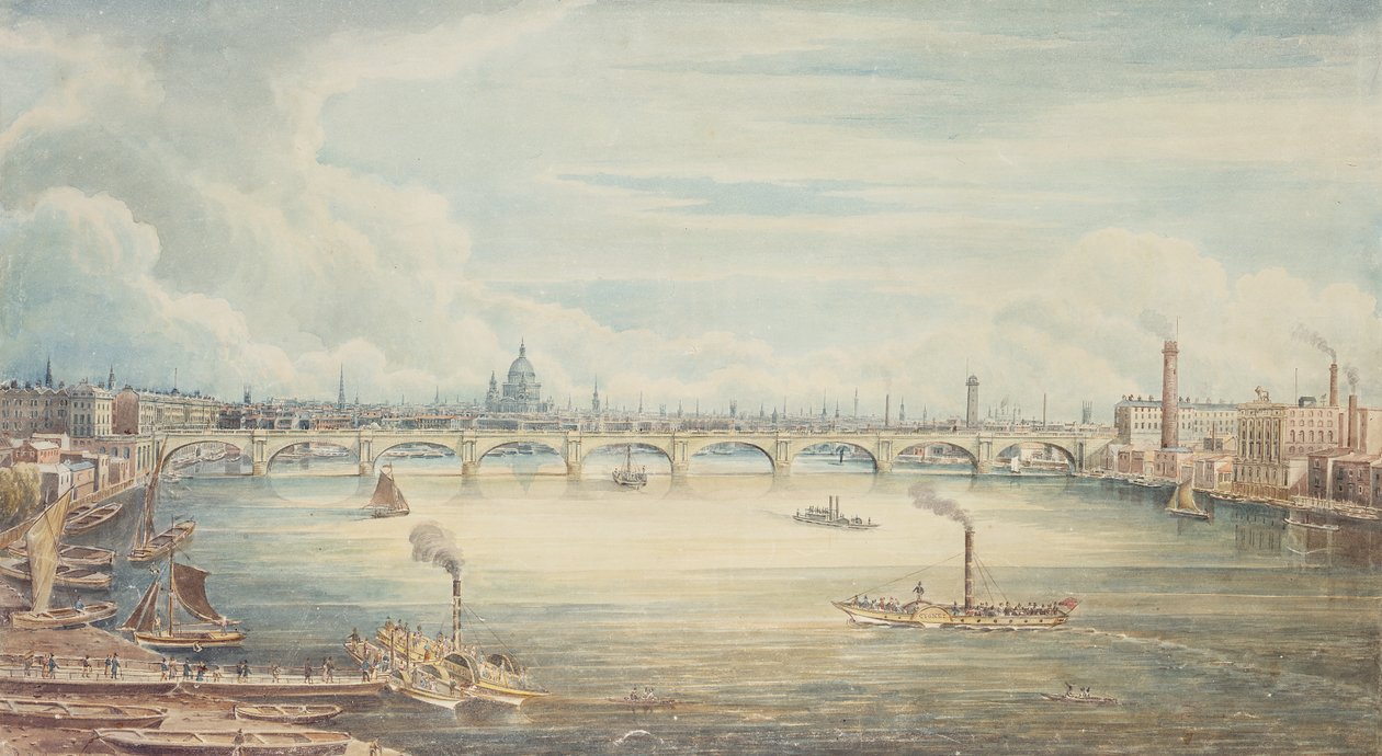 From Hungerford Pier, 1837 by Gideon Yates