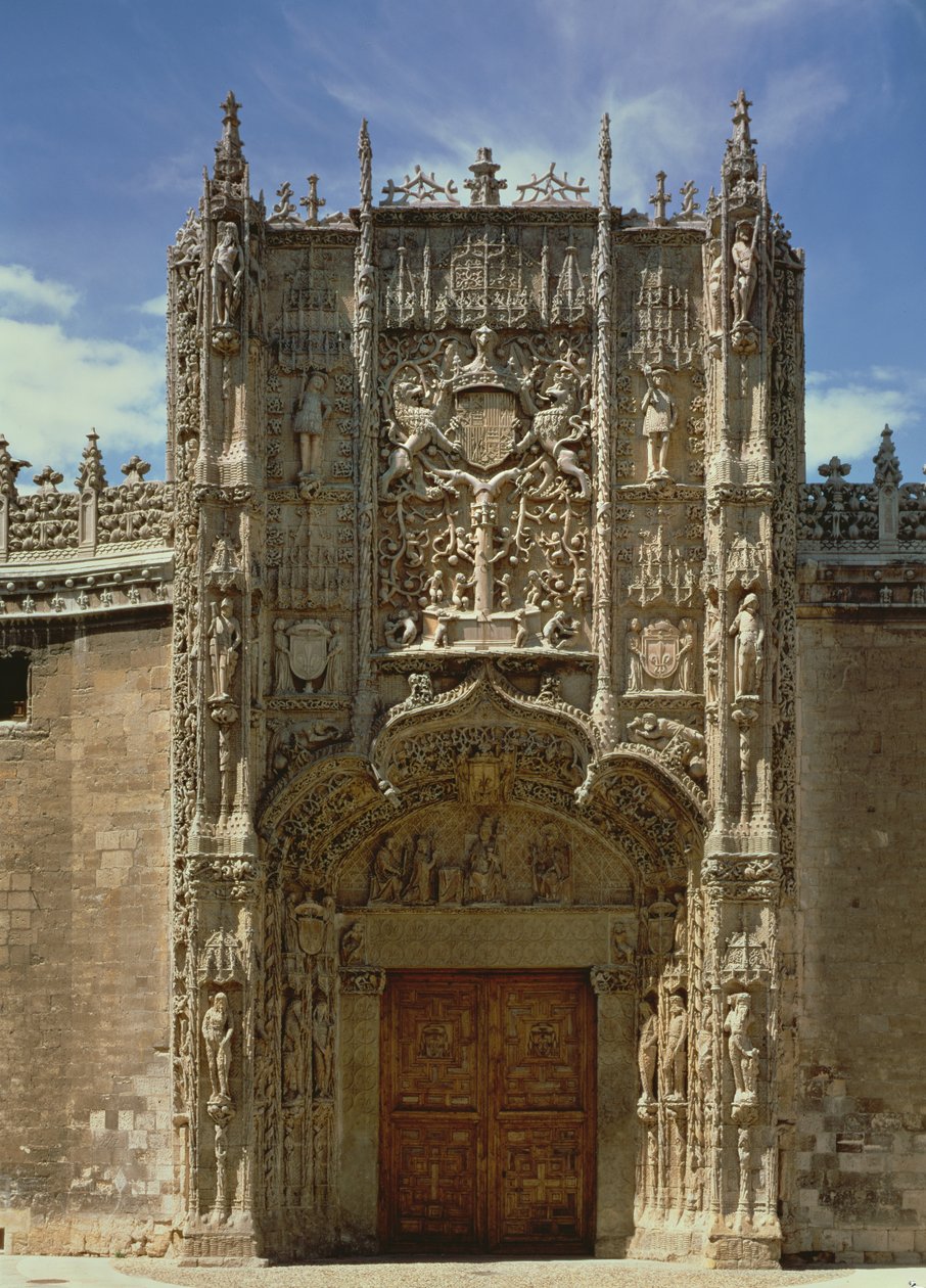 Entrance Facade (Museo Nacional de Escultura Religiosa) Built 1488-96 by Gil de Siloe