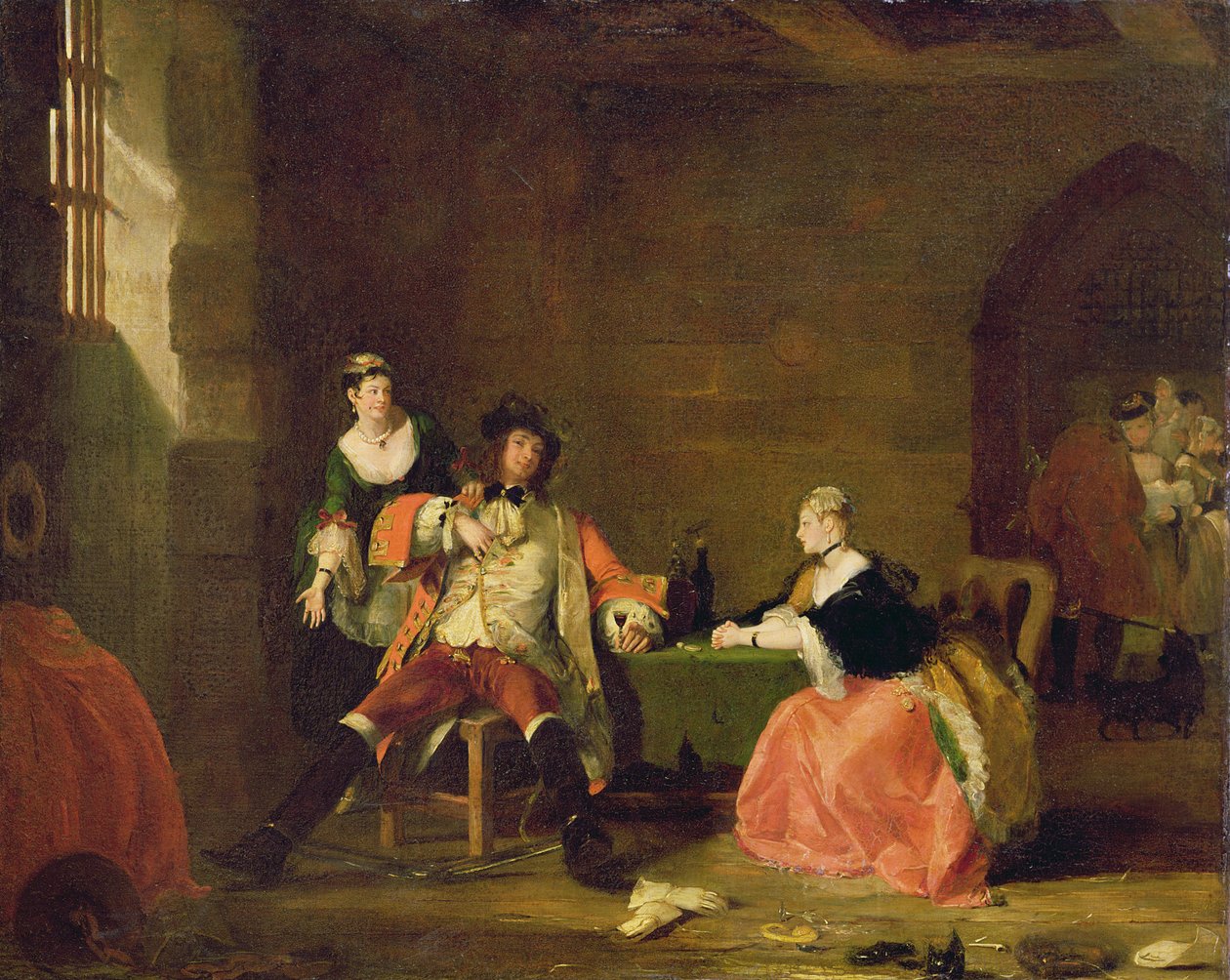 Captain Macheath Upbraided by Polly and Lucy in the 