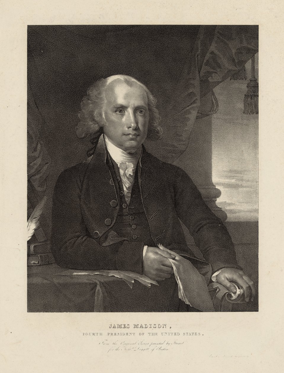 James Madison, Fourth President of the United States by Gilbert (after) Stuart