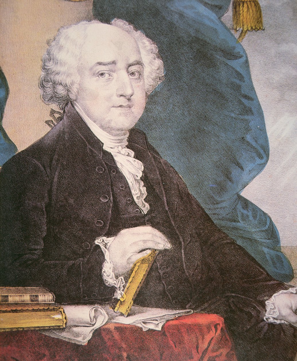 John Adams (1735-1826) published by Nathaniel Currier (1813-88) by Gilbert (after) Stuart
