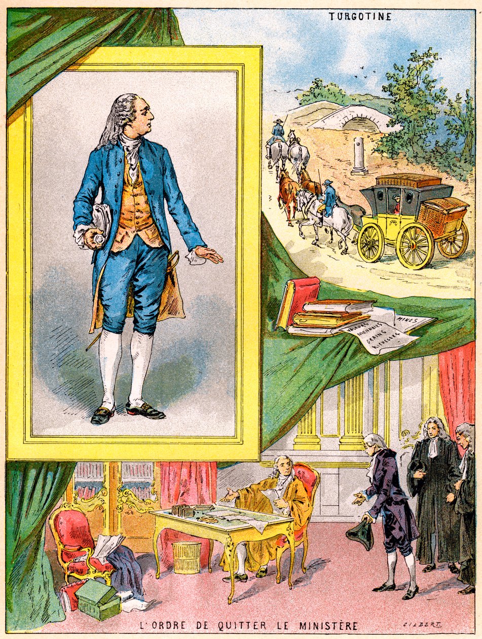 Anne Robert Jacques Turgot, French economist and statesman by Gilbert