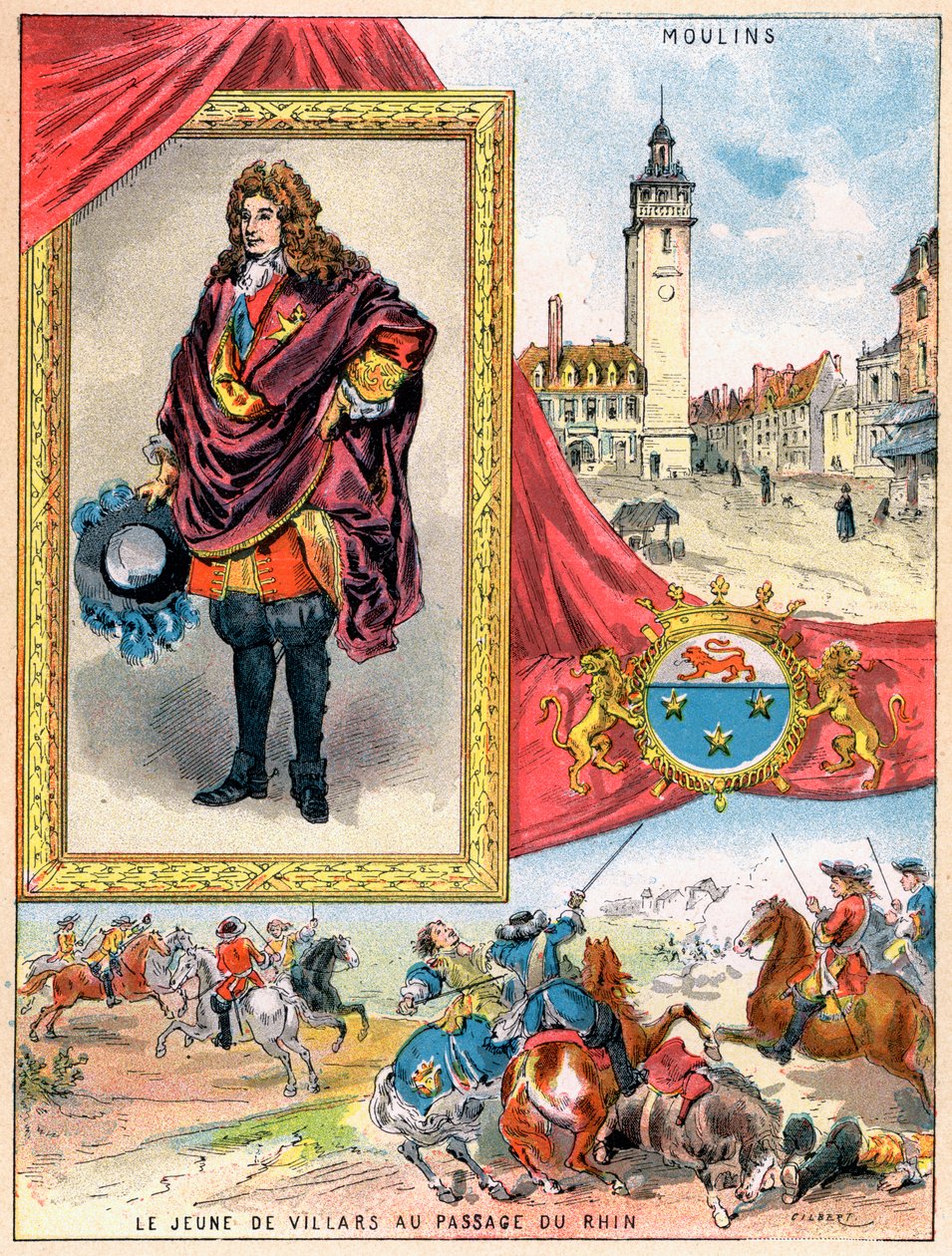 Claude Louis Hector de Villars, French military commander by Gilbert