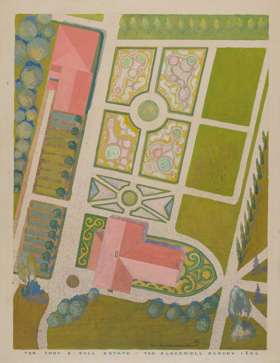 John B. Bull Garden by Gilbert Sackerman