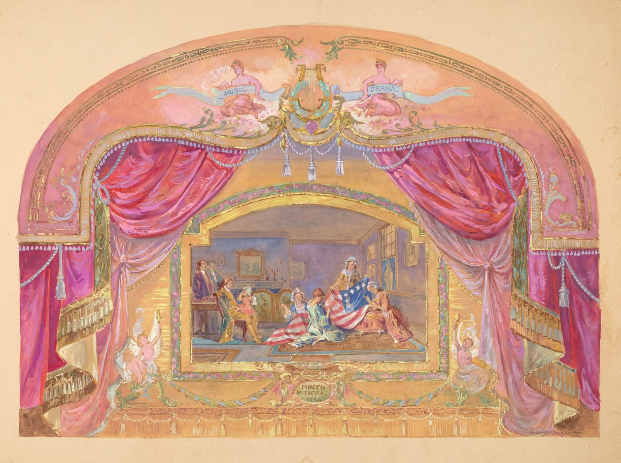 Theatrical Painting, 1935-1942 by Gilbert Sackerman
