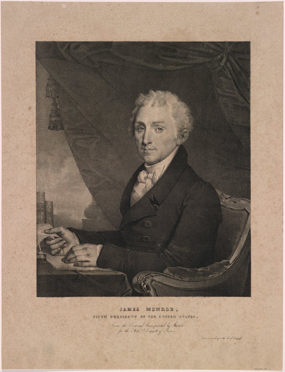 James Monroe by Gilbert Stuart